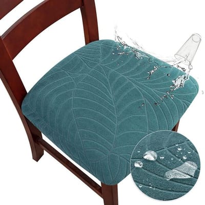 Housses de siège de chaise imperméables, en Jacquard extensible, housses de siège amovibles, pour la maison, l'hôtel, le salon 1 Piece