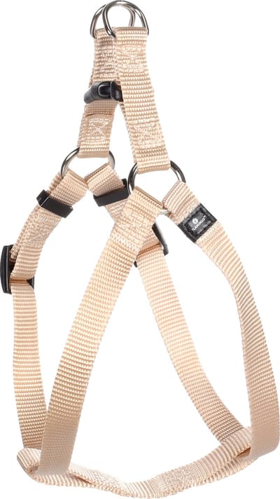 Flamingo Ziggi Step&go - Harnas Honden - Harnas Step&go Ziggi Beige S 25-45cm 15mm - 1st - 124792 - 1st