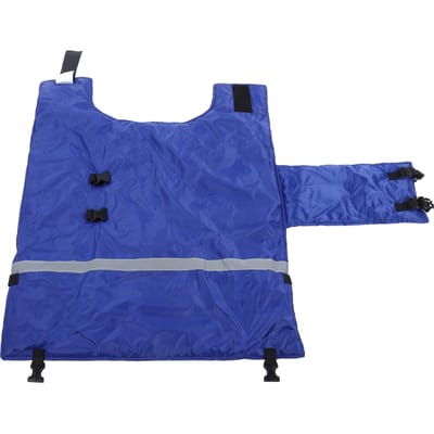 Kalf Koe Warme Kleding Oxford Stof Jas met Reflecterende Streep voor Pasgeboren Kalveren Boerderijbenodigdheden blue