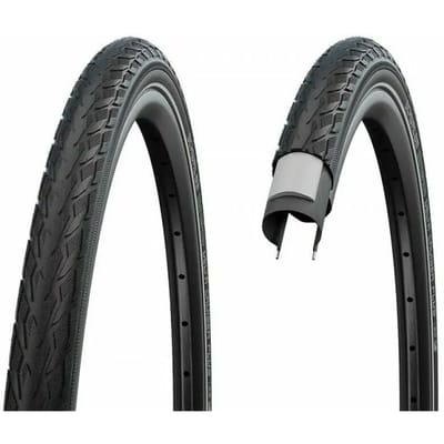 Buitenband Schwalbe Delta Cruiser Plus PunctureGuard 28 x 1.40 / 37-622mm - zwart met reflectie