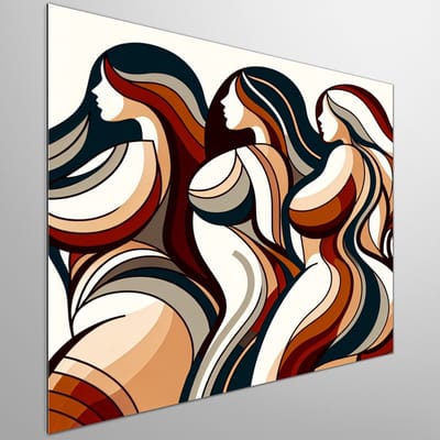 Kunstprint | Wanddecoratie | Dibond | 20 × 20 cm