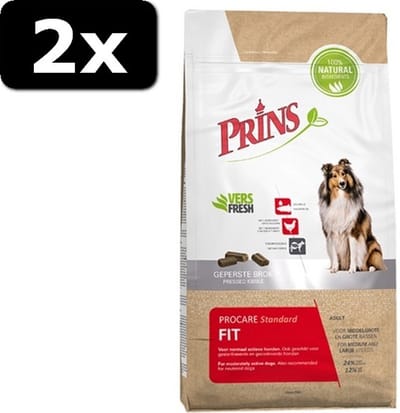 2x PRINS PROCARE STANDAARD-FIT 3KG