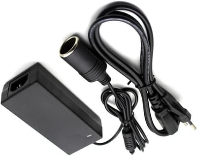 EXCITAT Adapter - Autostroomadapter - Sigarettenaanstekeraansluiting - Geschikt voor 12V auto-voeding - Tot 60W - Spanningsomvormer 220V naar 12V