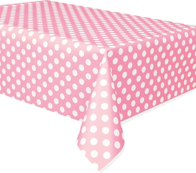 Haza Original Tafelkleed Gestippeld Roze/wit 137 X 274 Cm