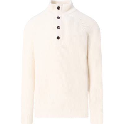 Campbell Trui Schipperstrui Hudson 099189 Antique White Mannen Maat - L