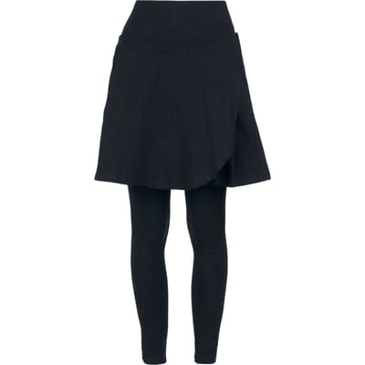 R.E.D. Rock-Engineered Design zwarte basic leggings met geïntegreerd rokje - Dames - S