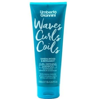 Umberto Giannini Waves Curls Coils Curl Defining Shampoo Krulshampoo Heren 250 ml