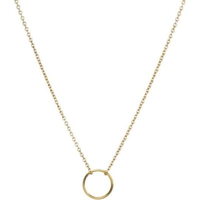 Mode Geometrische Karma Cirkel Ketting Voor Vrouwen Dames Minimalistisch Kleine Ronde Hanger Kettingen Choker Kragen Sieraden Cadeaus goud