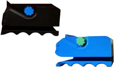 2 stuks - Karton Snijder voor Krabpaal - Efficiënte Kartonsnijder - DIY Kattenmeubels - Blauw | Handmatige Kartonsnijder - 3D Geprint Kattenontwerp - Gerecycled Karton Snijden - Nauwkeurig Snijden - Duurzaam & Milieuvriendelijk