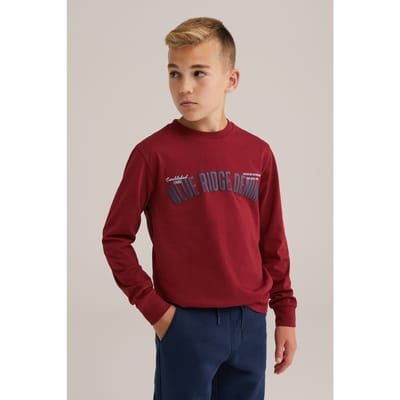 We Fashion T-shirt Burgundy Red Größe: 146/152 | T-Shirts Outlet | Unisex | Braun
