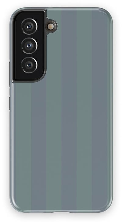 DripCase Gestreept Hoesje Samsung Galaxy S22 | Backcover met Mag | Stripes Motief | Trendy Case Samsung Galaxy S22 met Strepen Blue Mojito