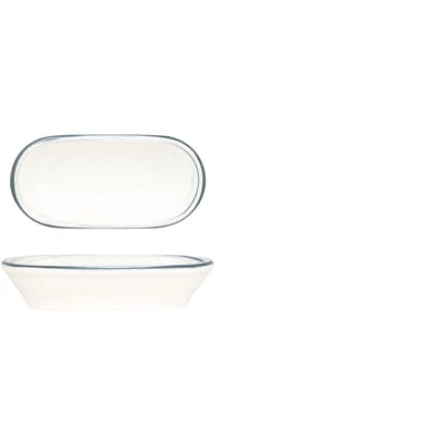 Kütahya Porselen Serveerschaal - Frame - Porselein - 16x8 cm (180cc) - set van 2