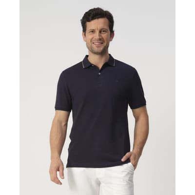 Campbell Poloshirt Polo Ss Jordan 103546 3921 Night Sky Mannen Maat - M