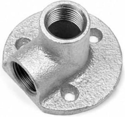 Knie op plaat Nr.471 Gegalvaniseerd 1/2