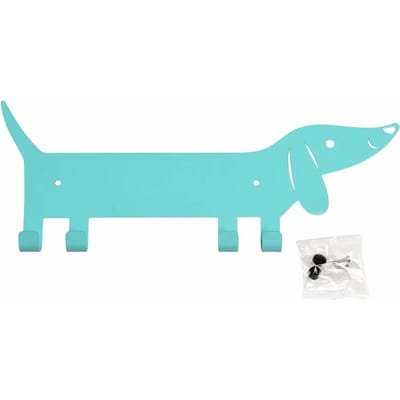 Kapstok hondje Rex London Sausage Dog Wall Hanger metaal