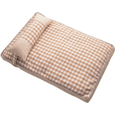 Canapé-lit pour chien Amovible Lavable 4 Saisons Universel Confortable Doux Plaid Lit pour chat pour Fournitures pour animaux de compagnie S(for 2-4kg) kaki