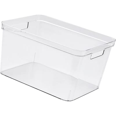 Doe-het-zelf Vis Tank Stevig Makkelijk Schoon te Maken Bureau Clear Aquarium Decoratie voor Huis Woonkamer Medium Medium 31.5x15.75in white