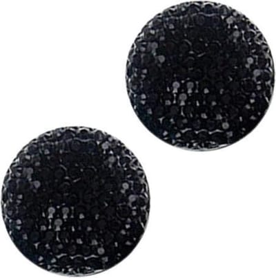 Fako Bijoux® - Hoofddoek Magneet - Magneetbroche - Magnetische Broche - Magneet Broche - Sjaal - Hijab - Abaya - 18mm - Zwart