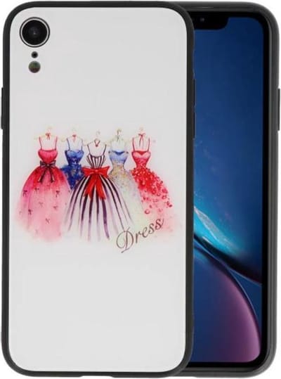 Print Hardcase - Hoesje Geschikt voor iPhone XR Dress