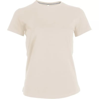 Kariban Dames t-shirt ronde hals korte mouwen K380 - Light Sand - S