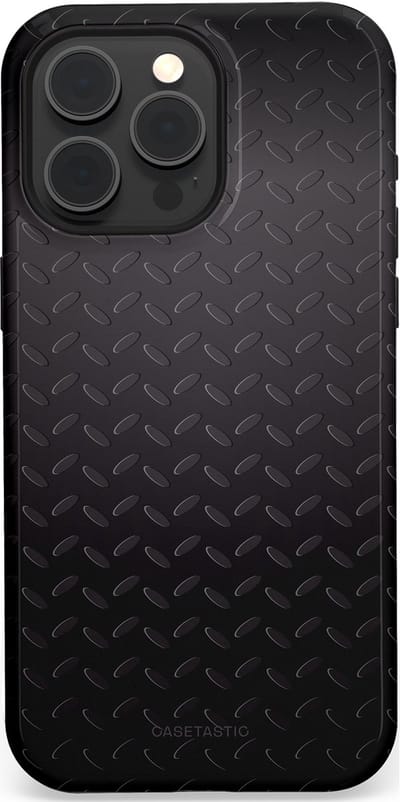 Casetastic Hoesje Geschikt voor Apple iPhone 15 Pro Max Magsafe - Stijlvolle Beschermende Duo-layer Case - Geometaal