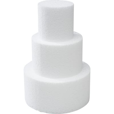 Piepschuim vorm "Taart" - Small, Ø 5 / 7,5 / 10 cm