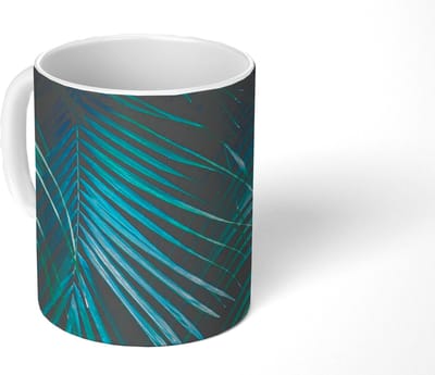 Mok - Koffiemok - Palm - Palmboom - Tropisch - Mokken - 350 ML - Beker - Koffiemokken - Theemok