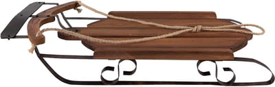 Clayre & Eef Decoratie Slee 71x39x14 cm Bruin Hout