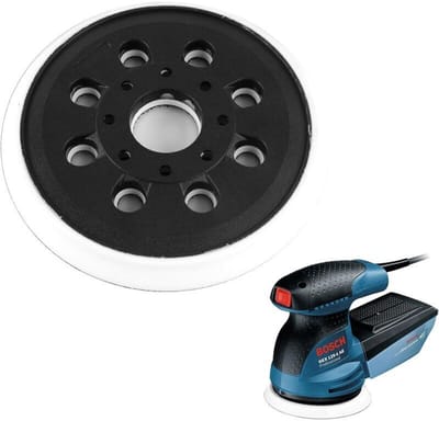 Schuurpad, zelfklevende schuurpad, 8 poort, geschikt voor schuurpads (Ø 125 mm).