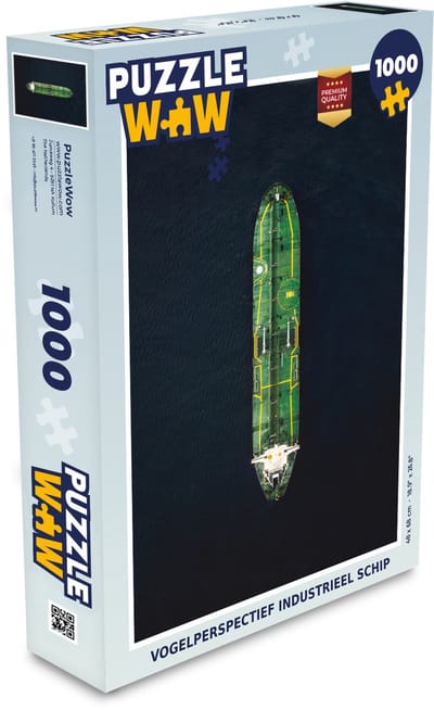 Puzzel industrieel schip - Legpuzzel - Puzzel 1000 stukjes volwassenen