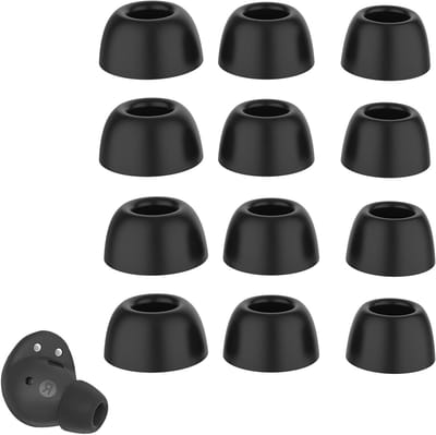 6 Paar Oordopjes voor Ultiem Comfort, 3 Maten, Vervangbare Silicone Oordopjes, Accessoires voor Draadloze Oordopjes en Geluidsisolatie