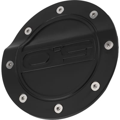 Cache de porte de carburant Bouchon de réservoir à essence Couvercle Noir Convient pour Ford Mustang Tous Modèles 2015‑2021 black