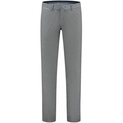 Com4 Broek Modern Chino Faux Uni Herringbone Medium Grey / male