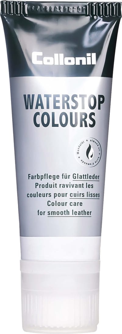 Collonil Waterstop kleur 395 - Donkerbruin - Gladleer bescherming - tube 75cl