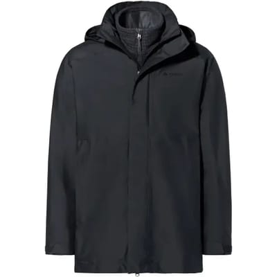 VAUDE Men's Idris 3in1 Parka IV, 3in1 Jas, Regenjas, outdoorJas, Regenjas, met kap, Hardshell Jas, Regenjas, waterdicht, Heren, Outdoorjas