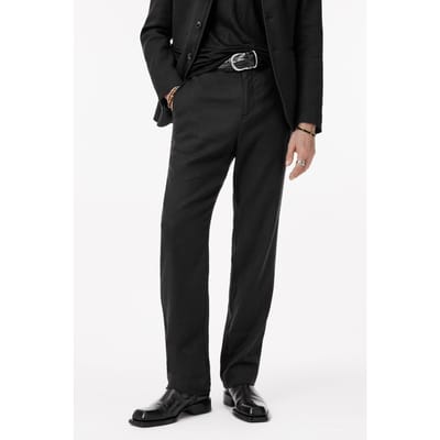 John Varvatos Duncan Pants - Extended Waist Band Pants Black Size: 48 | Tailored Pants Outlet | Heren | Zwart