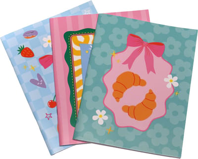 MEIDEN Schriften set van 3 A5 - Notitieboek - Schrift - Notitieboekje - Schriften - A5 - School Spullen Meisjes - Notitieblok - To Do - School - Meiden Magazine