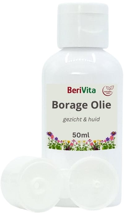 Borage Olie Puur 50ml - Bernagie Olie - Puur en Koudgeperst - Huidolie