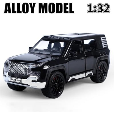 1:32 Byd Look Upat U8 SUV Legering Spuitgiet Speelgoedauto Model Geluid En Licht Terugtrekking Speelgoed voor Kinderen Verzamelingen Verjaardagscadeau