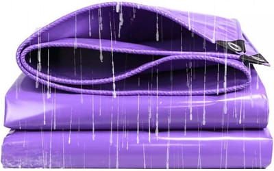 Extra Sterk & Waterdicht Zeildoek 3x5m met Ringetjes - Robuuste Beschermhoes voor Camping, Houtopslag en Tuin