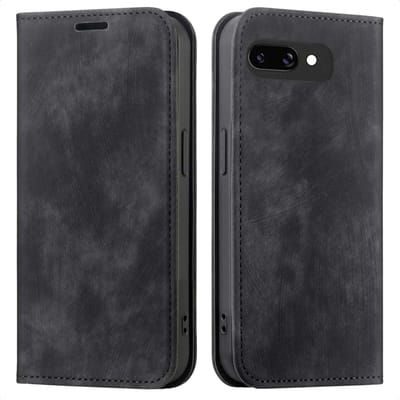 imoshion Hoesje - Geschikt voor Google Pixel 9a - Slim Bookcase - Zwart