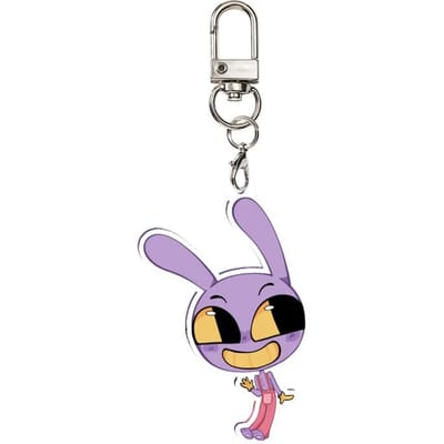 Voor TADC Pomni Jax Caine Kinger Zooble Gangle Ragatha Anime Merchandise Cartoon Acryl Sleutelhanger Creativiteit Rugzak Accessoires pink