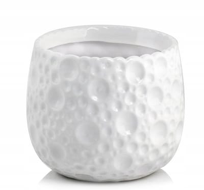 Keramiek Pot 15cm Wit - Stijlvolle Decoratie