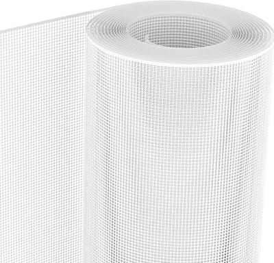 Kunststof Beschermingsnet - Veiligheidsnet Balkonhek - Beveiliging Tuin - Vierkantmazig HDPE - 100 x 50 m - Wit