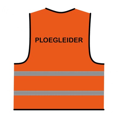 Ploegleider hesje oranje
