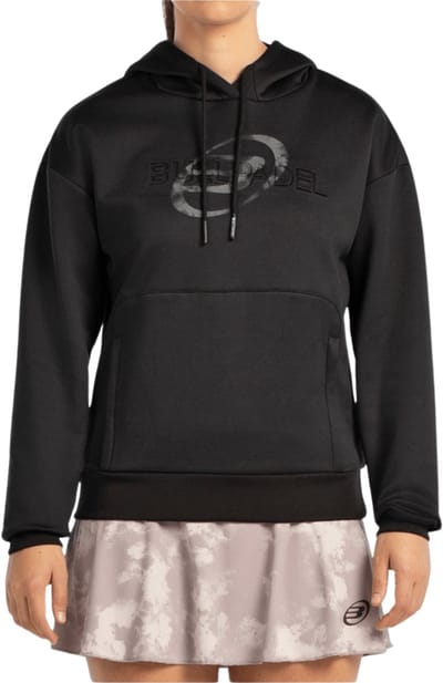 Bullpadel Befas Padel Hoodie Dames Zwart – Sporthoodie met Capuchon