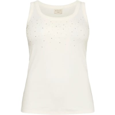 Damestanktop KAFFE Curve KCCarina Rhinestone