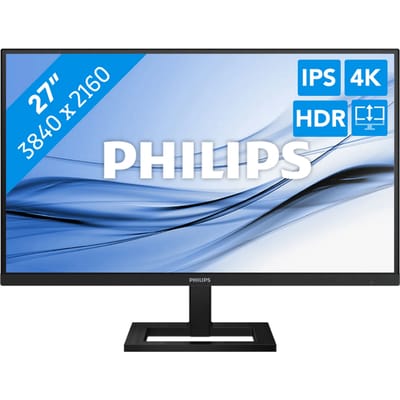Philips 27E1N1900AE - 4K IPS Monitor - USB-C 65w - Verstelbaar - 27 inch