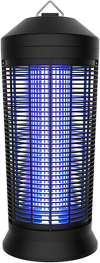 Knock Pest Control Insectenlamp - 23,5 x 23,5 x 56 cm - Vliegenlamp - Insectenvanger - Vliegenvanger - Ophangen of Staan - 360°