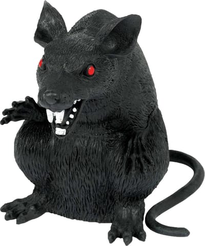 Amscan Feestdecoratie Evil Rat 23 X 15 Cm Zwart